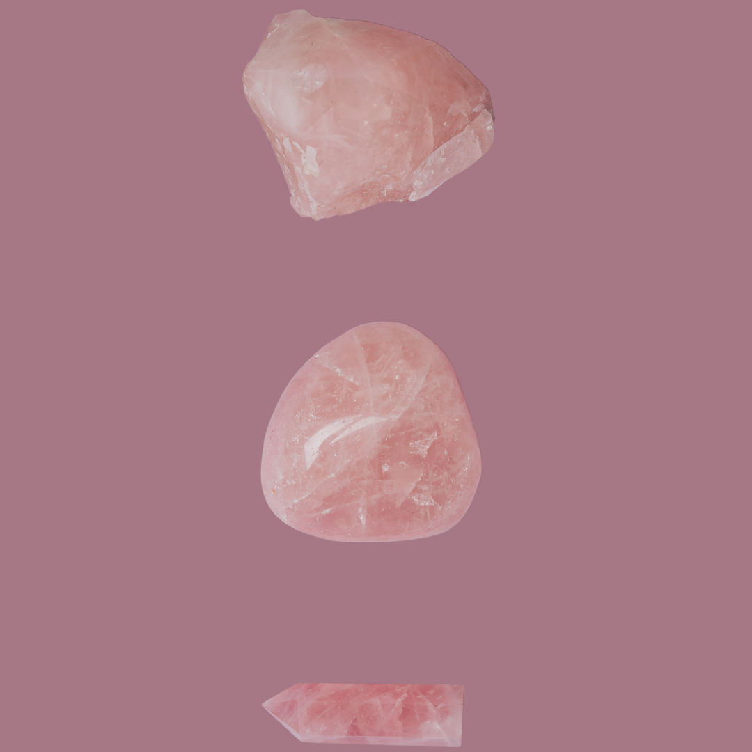 Smykker med rosakvarts