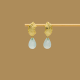 Leaf med aqua chalcedon