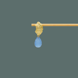 Leaf med blå chalcedon