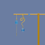 Triple mix m. blå chalcedon