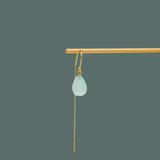 Simple aqua chalcedon