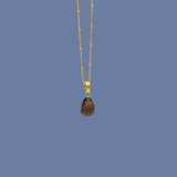 Simple NECKLACE røgkvarts