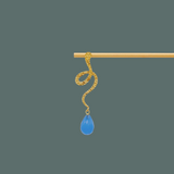 Snake med blå chalcedon