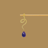 Snake med lilla ametyst