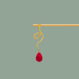 Snake med pink chalcedon